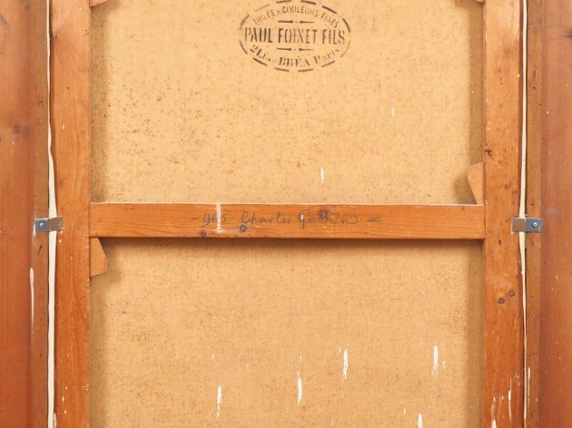 Charles GUERIN "Personnages de la Renaissance" Huile sur toile. Monogr