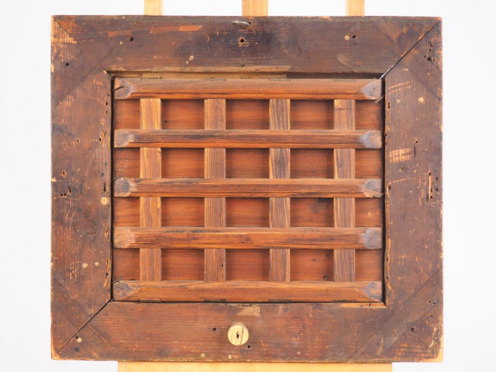 MORLAND. "Le retour du travail" Huile sur panneau. Signée en bas à dro