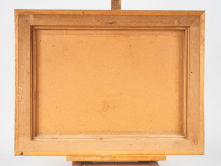 S. VALDIMIA "Le port de St-Tropez" Aquarelle. Signée en bas à droite. 