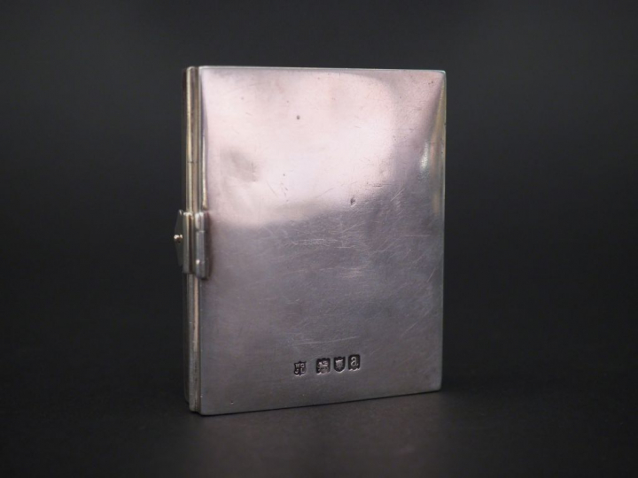 Porte-photo articulé à trois brins en argent anglais, en forme de peti