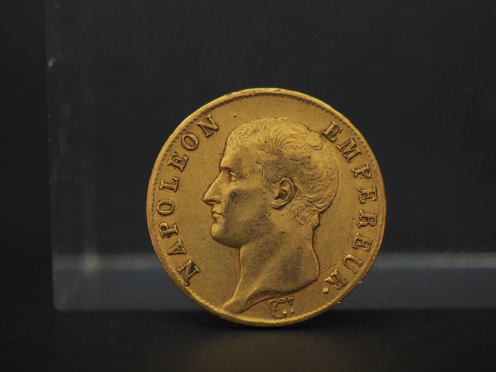 Pièce de 40 Francs or, 1806-A. FRAIS ACHETEURS 5% TTC.