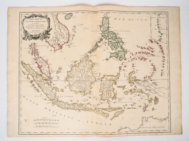 ROBERT DE VAUGONDY. Archipel des Indes Orientales qui comprend les Isl