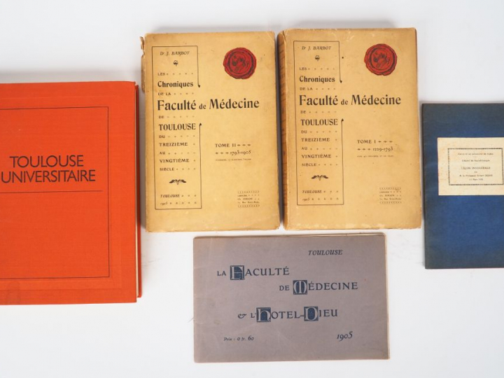 BARBOT (Dr. J.). Les Chroniques de la Faculté de Médecine de Toulouse 