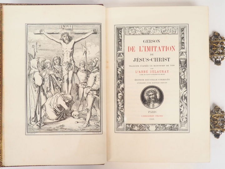 GERSON. De l'Imitation de Jésus-Christ, traduite d'après un manuscrit 