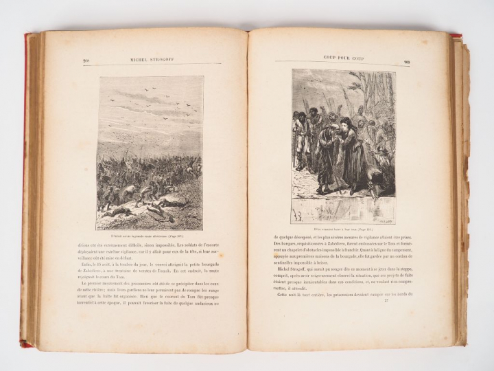 VERNE (Jules). Michel Strogoff. Moscou-Irkoustk, suivi de Un drame au 