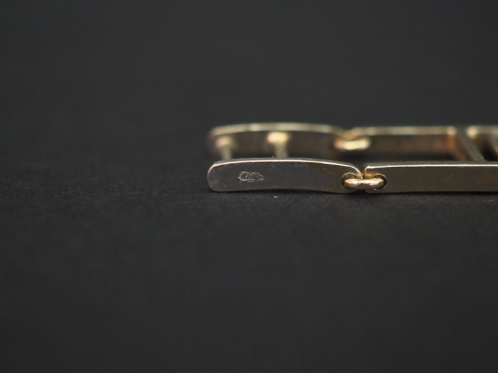 CYMA Montre bracelet de dame, boitier et bracelet en or blanc.  Cadran