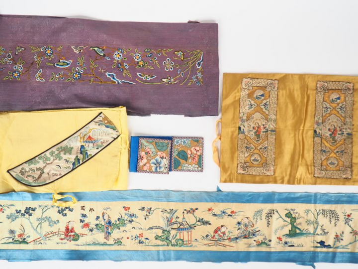 Ensemble de tissus Chine fin XIXème