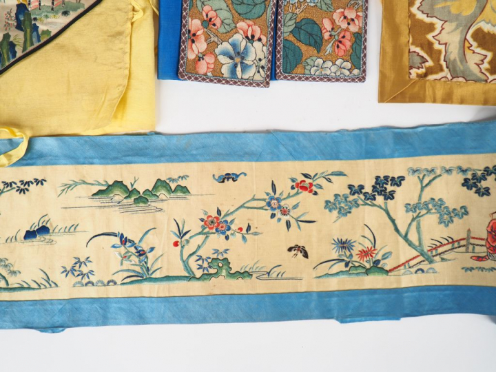 Ensemble de tissus Chine fin XIXème