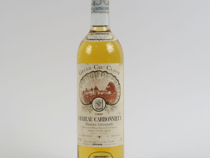 1 BOUTEILLE CHÂTEAU CARBONNIEUX CC GRAVES - 1990 - BG