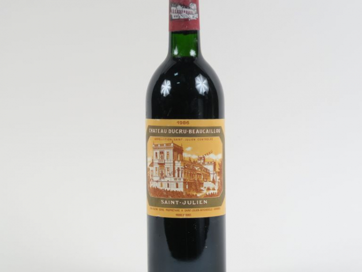 1 BOUTEILLE CHÂTEAU DUCRU BEAUCAILLOU GCC ST JULIEN - 1986 - BG