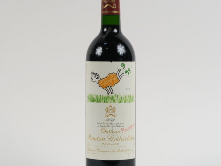 1 BOUTEILLE CHÂTEAU MOUTON ROTHSCHILD 1er GCC PAUILLAC - 1999 - BG+