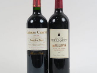 Vente aux enchères 2 BOUTEILLES GCC ST EMILION 2006 : 1 CHÂTEAU CHAUVIN - 1 CHÂTEAU BERLI