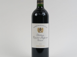 Vente aux enchères 1 BOUTEILLE CHÂTEAU BEAU SEJOUR BECOT 1er GCC ST EMILION - 2009