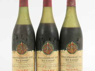 Vente aux enchères 3 BOUTEILLES GEVREY CHAMBERTIN 'LES CAZETIERS' TASTEVIN LIONEL J. BRUC