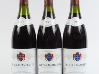 Vente aux enchères 3 BOUTEILLES GEVREY CHAMBERTIN DUPONT TISSERANDOT - 1997