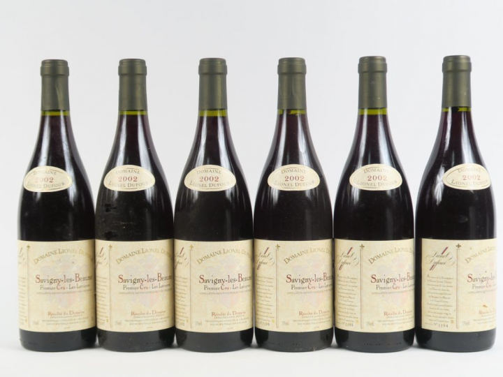 6 BOUTEILLES SAVIGNY LES BEAUNE 1er CRU 'LES LAVIÈRES' DOMAINE LIONEL 