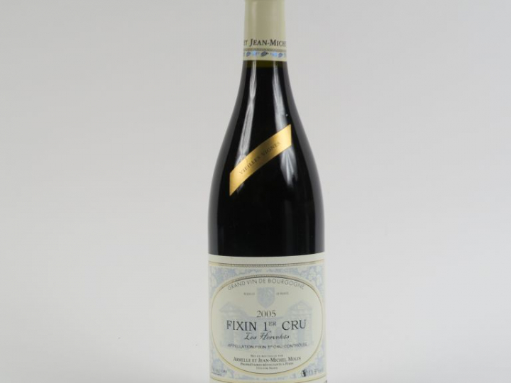 1 BOUTEILLE FIXIN 1er CRU 'LES HERVELETS' VIEILLES VIGNES MOLIN - 2005