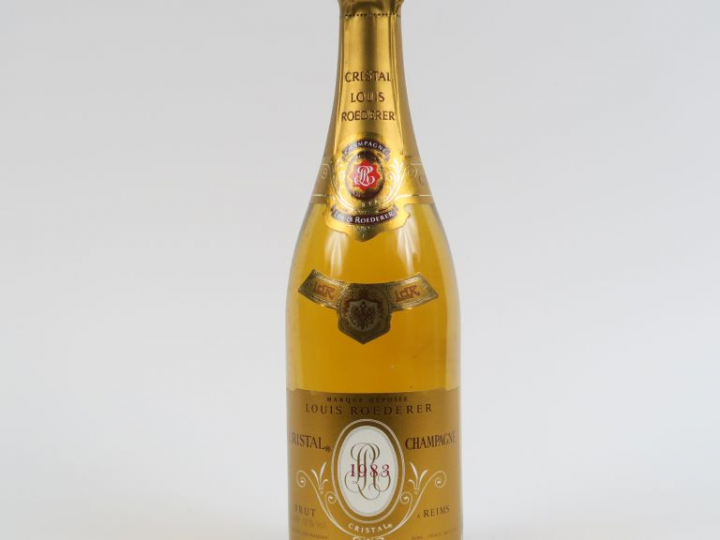 1 BOUTEILLE CHAMPAGNE LOUIS ROEDERER 'CRISTAL' - 1983 - COFFRET - COIF