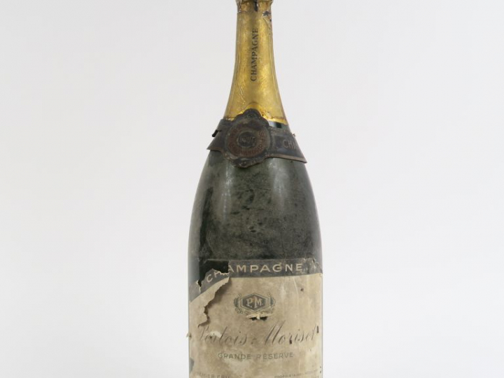 1 VIEUX MAGNUM CHAMPAGNE PUTOIS MORISET 1er CRU 'BLANC DE BLANCS' - EA