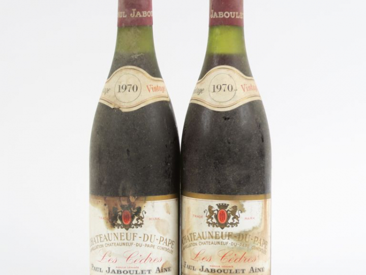 2 BOUTEILLES CHATEAUNEUF DU PAPE 'LES CÈDRES' PAUL JABOULET AÎNÉ - 197