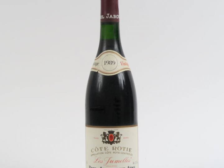 1 BOUTEILLE CÔTE ROTIE 'LES JUMELLES' PAUL JABOULET AÎNÉ - 1989