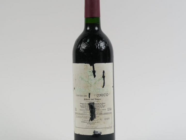 1 BOUTEILLE VEGA SICILIA 'UNICO' - 1980 - EA