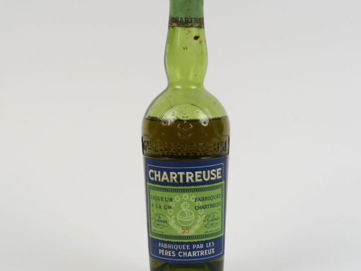 1 DEMIE BOUTEILLE CHARTEUSE VERTE PÉRIODE 1956/1964 