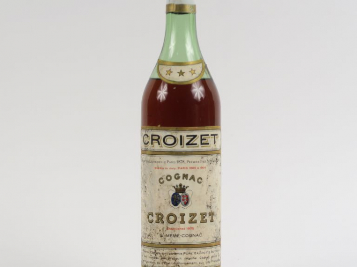 1 VIEILLE BOUTEILLE COGNAC CROIZET