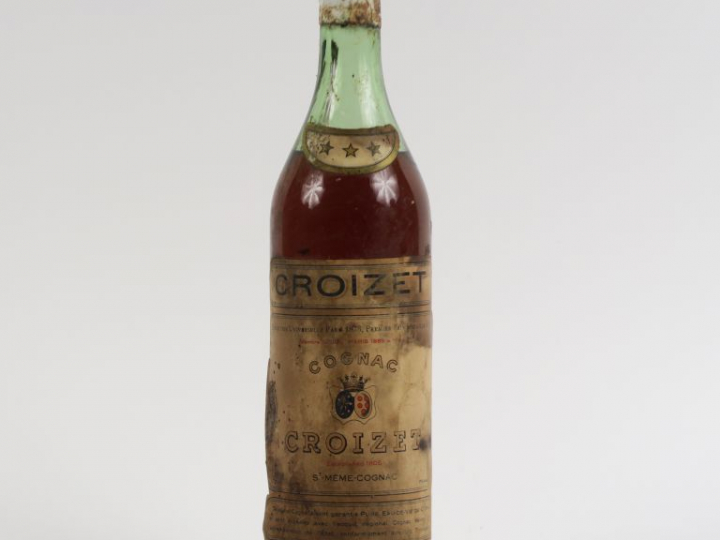 1 VIEILLE BOUTEILLE COGNAC CROIZET - EA