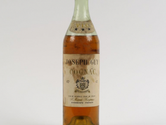 Vente aux enchères 1 VIEILLE BOUTEILLE COGNAC JOSEPH GUY - ELT