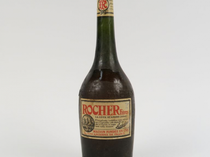 1 VIEILLE BOUTEILLE LIQUEUR ROCHER FRÈRES