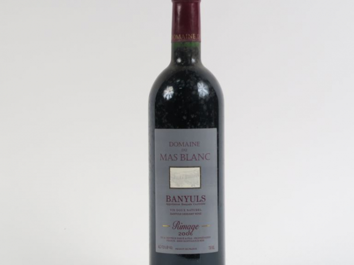 1 BOUTEILLE DOMAINE DU MAS BLANC 'RIMAGE' - 2006