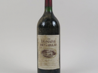 Vente aux enchères 1 MAGNUM DOMAINE DE GAILLAT GRAVES - 1988