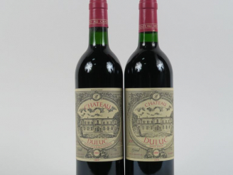 Vente aux enchères 2 BOUTEILLES CHÂTEAU DULUC ST JULIEN : 1 de 1991 BG - 1 de 1994 BG