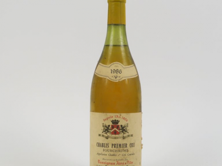 1 BOUTEILLE CHABLIS 1er CRU 'FOURCHAUME' DESVIGNES - 1986