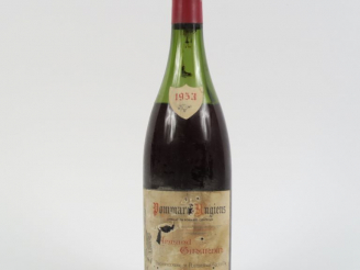 Vente aux enchères 1 BOUTEILLE POMMARD 'RUGIENS' ARMAND GIRARDIN - 1953 - 7 CM