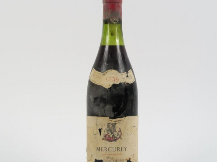 1 BOUTEILLE MERCUREY THOMAS FRÈRES - 1959 - 3,5 CM/EA