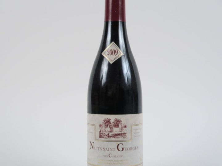 1 BOUTEILLE NUITS ST GEORGES 1er CRU 'LES CHALIOTS' DOMAINE MICHEL GRO