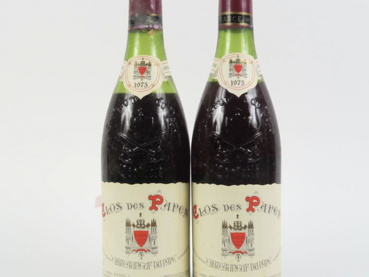 2 BOUTEILLES CHATEAUNEUF DU PAPE 'CLOS DE PAPES' DOMAINE PAUL AVRIL - 