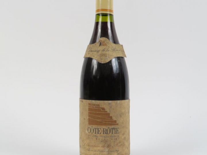 1 BOUTEILLE CÔTE ROTIE DOMAINE DE LA ROUSSE - 1992 - ES