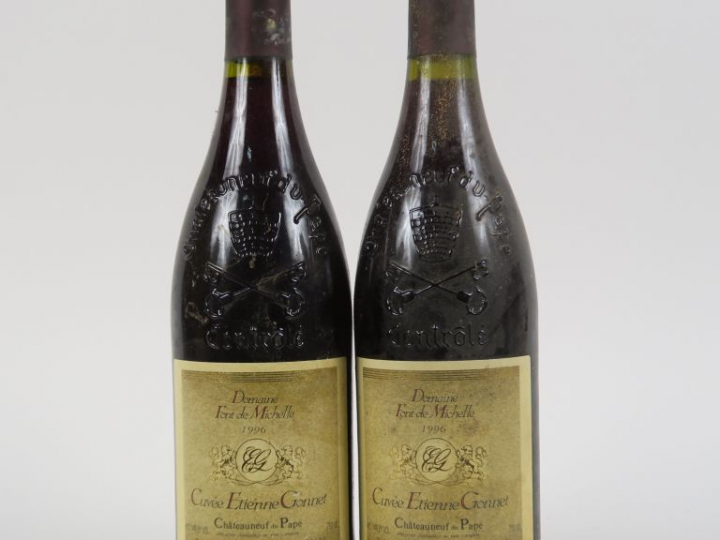 2 BOUTEILLES CHATEAUNEUF DU PAPE DOMAINE FONT DE MICHELLE 'CUVÉE ETIEN