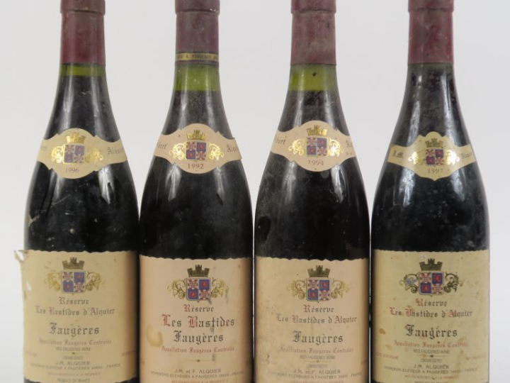 4 BOUTEILLES FAUGÈRES 'LES BASTIDES D'ALQUIER' J.M. ALQUIER - 1 de 199