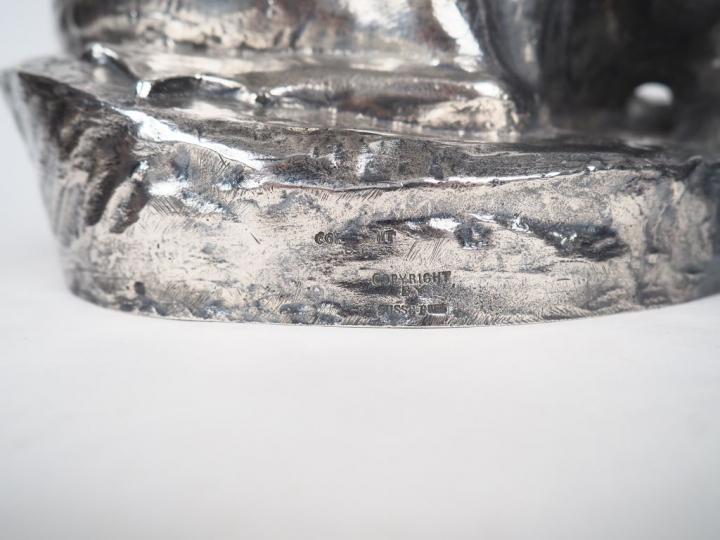 Alfred Désiré LANSON "Jason et la toison d'or". Sculpture en argent, p