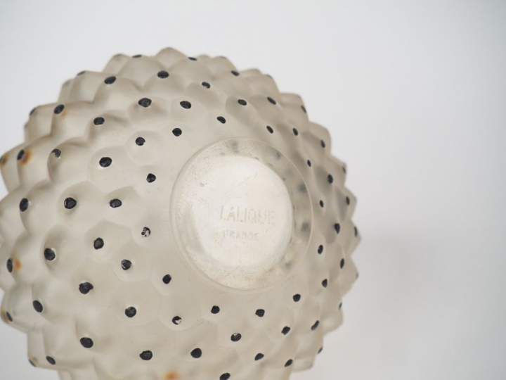 LALIQUE France. Flacon "Cactus", signé. H. 12 cm.