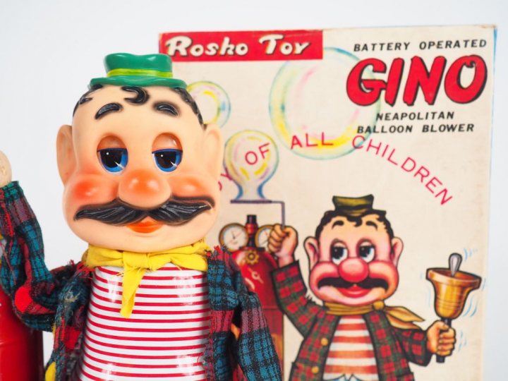 ROSKO TOY : Battery toy Gino "Neapolitan" Balloon Blower de la marque 