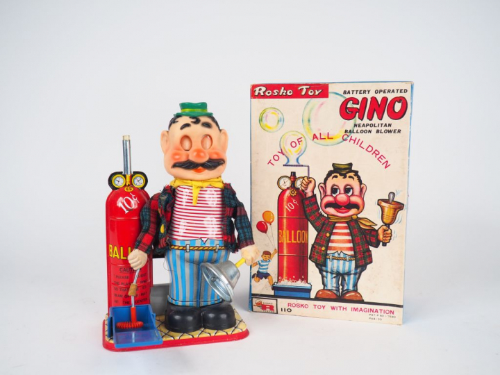 ROSKO TOY : Battery toy Gino "Neapolitan" Balloon Blower de la marque 