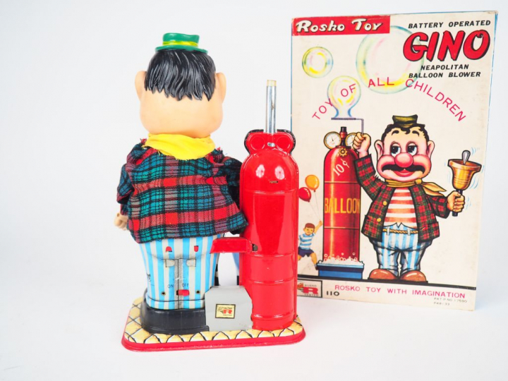ROSKO TOY : Battery toy Gino "Neapolitan" Balloon Blower de la marque 