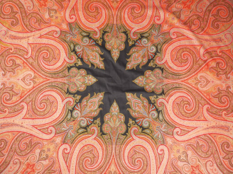 Vente aux enchères Grand châle XIXème en cachemire.  Dim. 180 x 180 cm