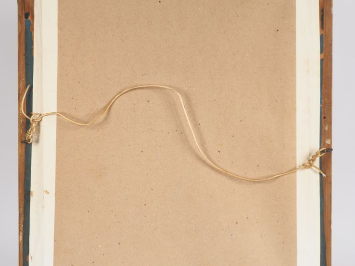 Ecole française fin XVIIIème début XIXème "Portrait de gentilhomme". P