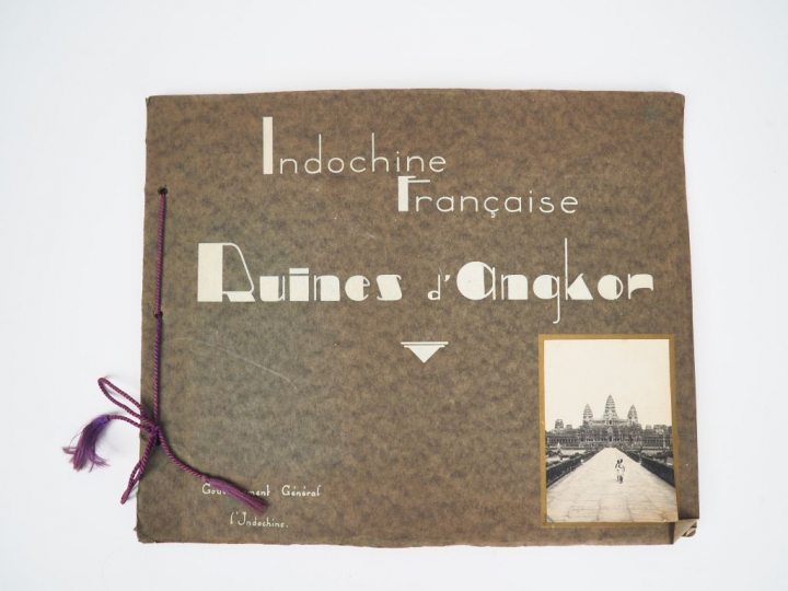 Album "Indochine Française, Ruines d'Angkor", du gouvernement général 
